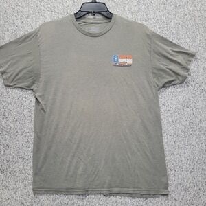 COVA Mens North Carolina NC Coast Lighthouse Graphic T Shirt Gray Size XL